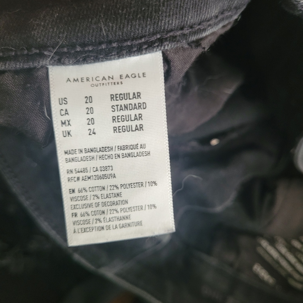 American eagle jeans size 20
